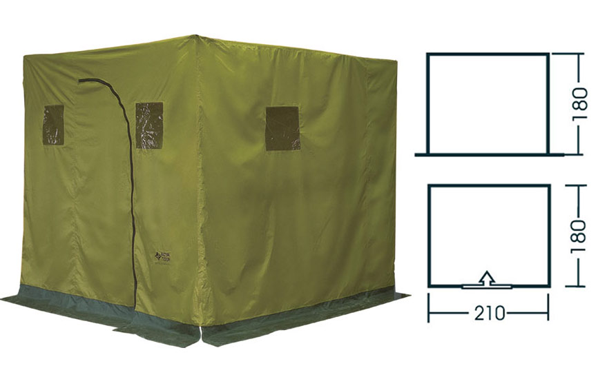 Как соорудить походную баню-палатку своими руками, материалы для изготовления