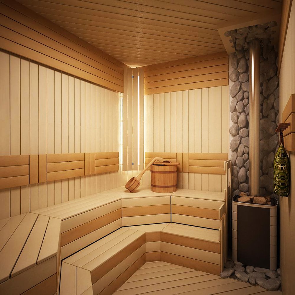 Интерьер бани: особенности внутренней отделки и дизайнерские идеи