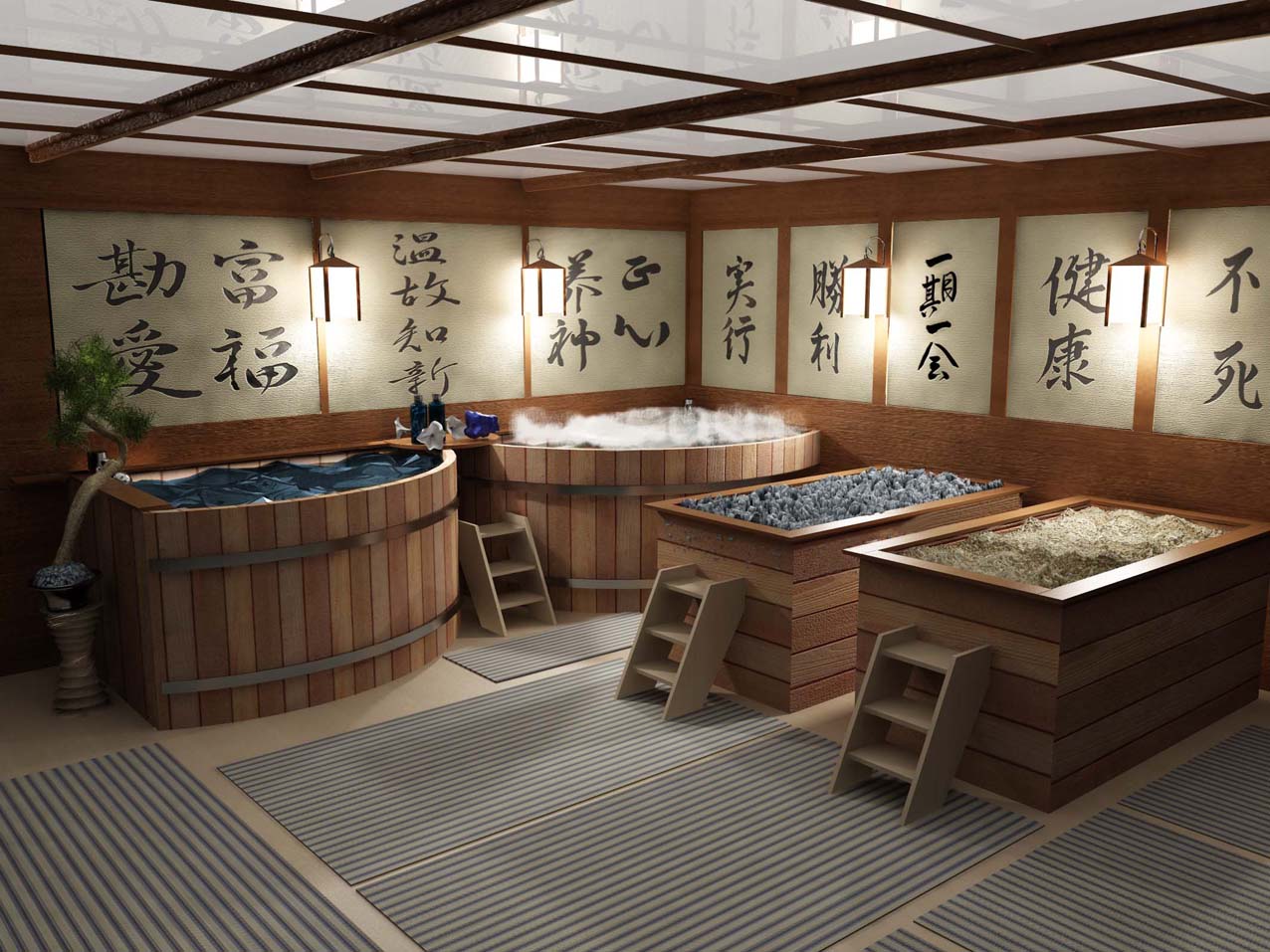 Японская баня своими руками - делаем на даче восточный уголок