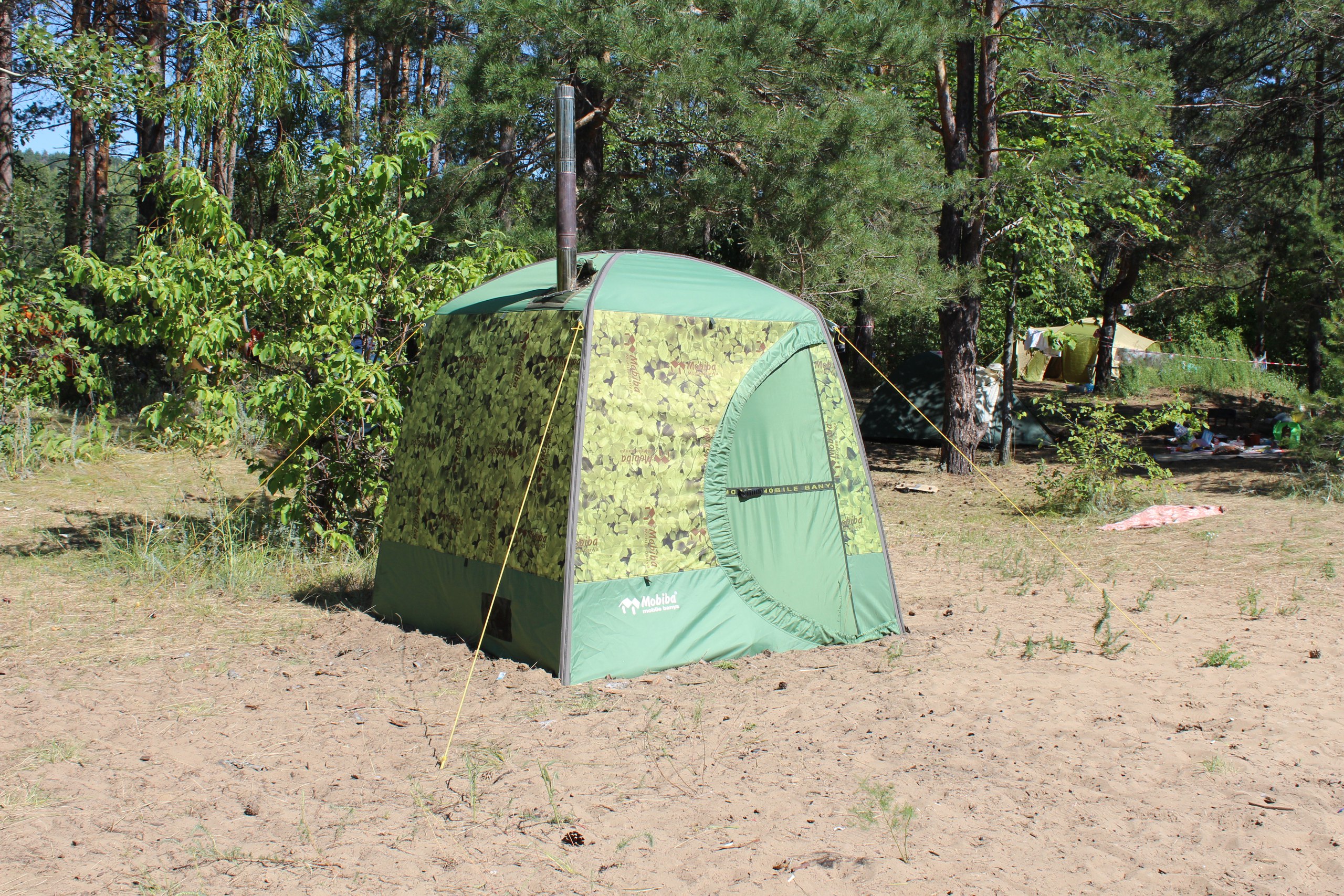 Походная баня: туристическая палатка своими руками