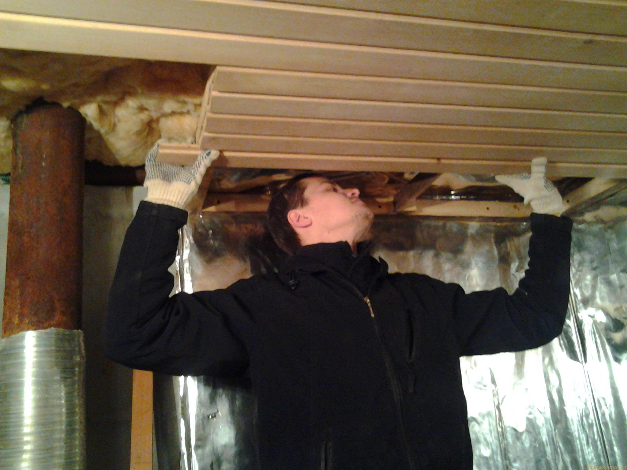 Потолок в бане своими руками: пошаговое руководство как сделать правильно настильный и подшивной потолки в бане из сруба и других стеновых материалов