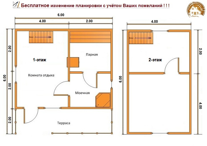 Двухэтажная баня (40 фото): конструкции с жилыми зимними комнатами, угловой дом с верандой и террасой 6х6 и 6х8