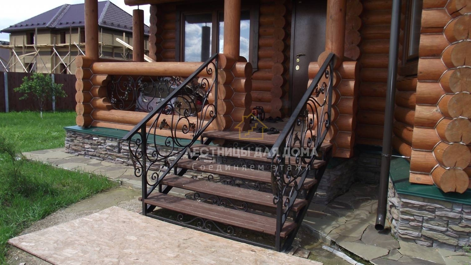 Принципы изготовления кованых лестниц для бани