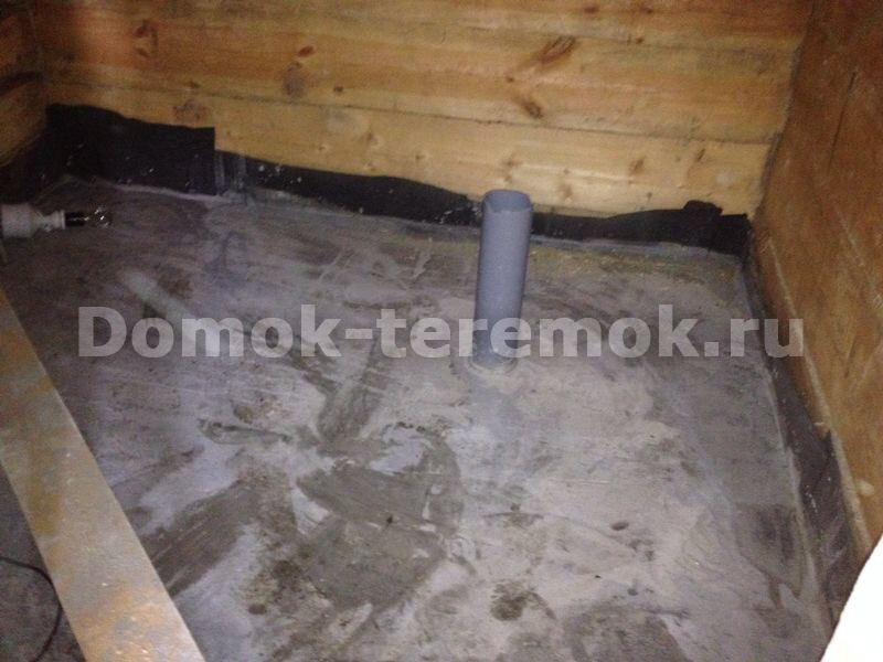 Гидроизоляция пола в бане - выбор материалов и пошаговая инструкция по укладке