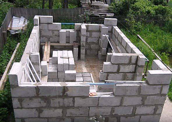 Баня из пеноблоков (75 фото): плюсы и минусы, конструкции из пеноблока - что будет спустя 10 лет, как построить своими руками