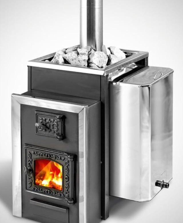 Печь для бани из нержавейки: банная печка с баком и дымоходом