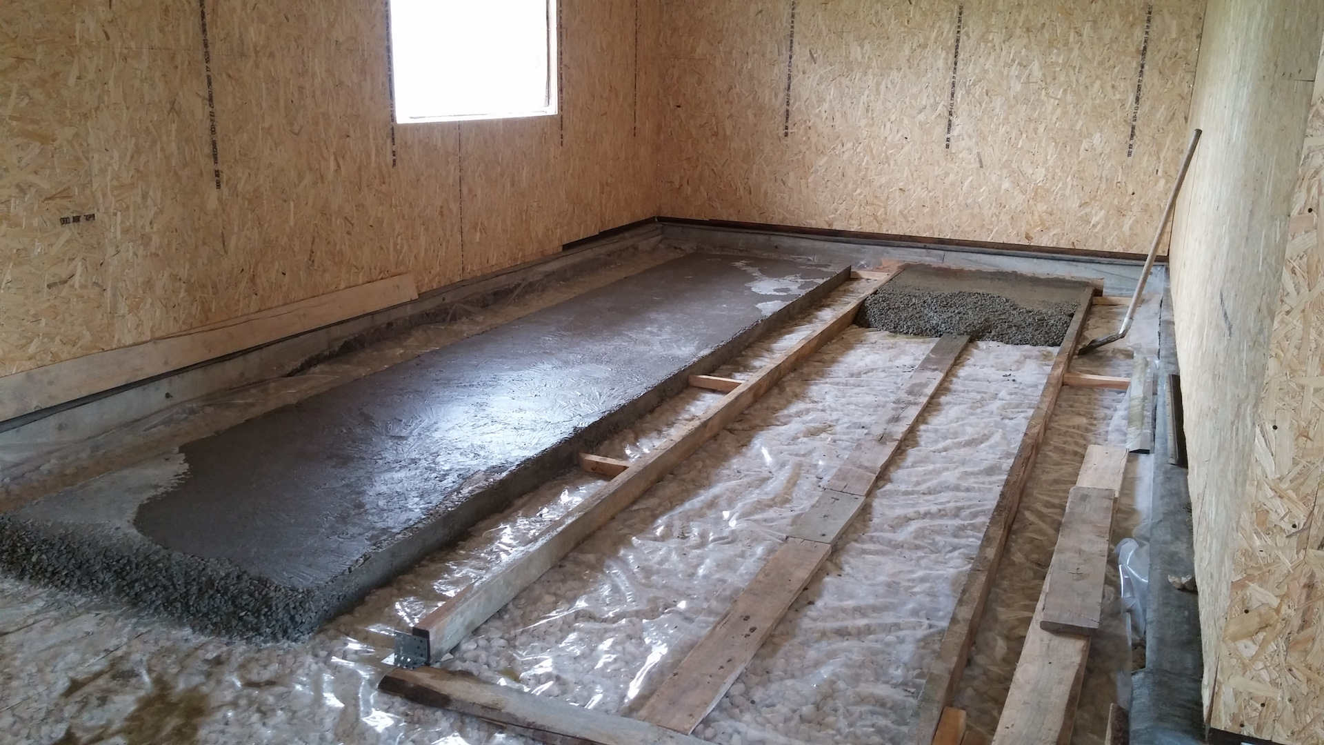 Утепляем бетонный пол в бане