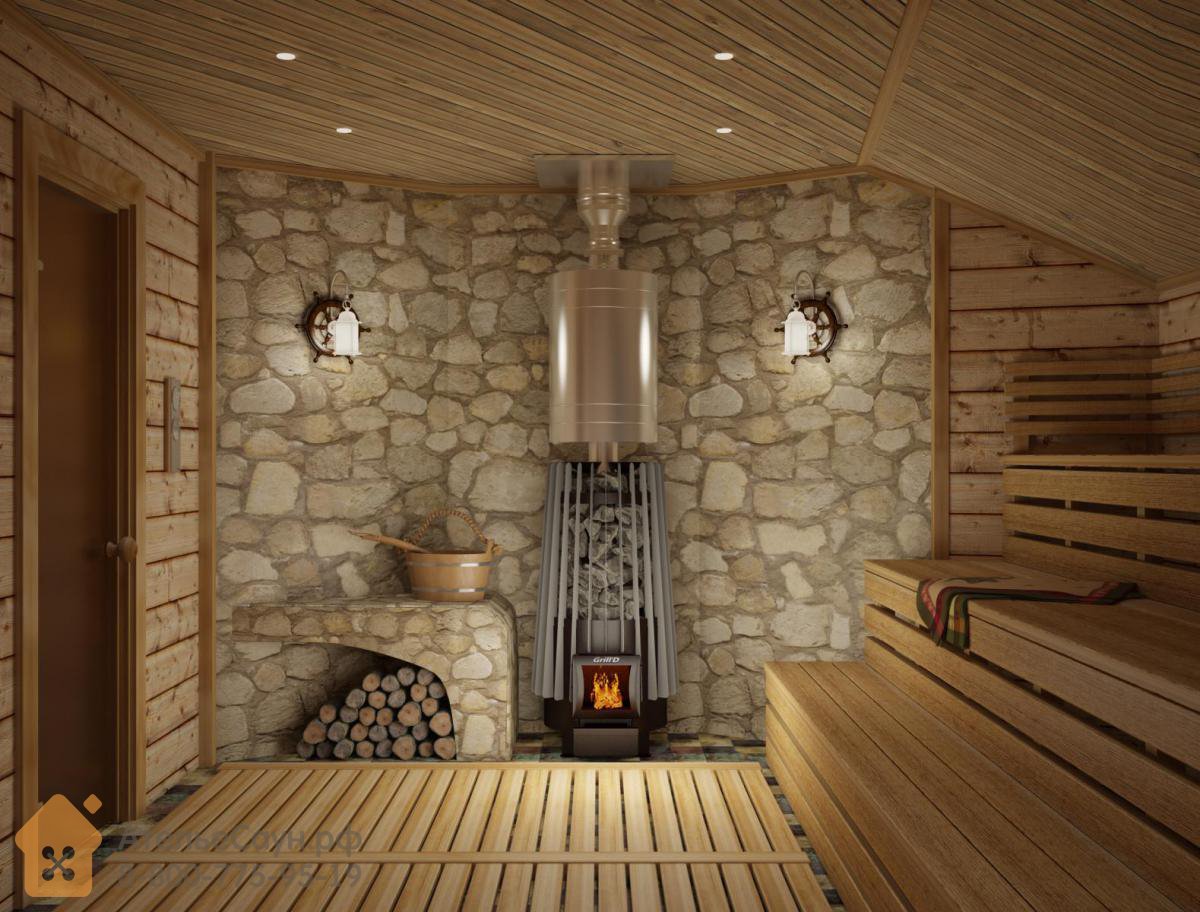 Комната отдыха в бане: выбираем стиль оформления и отделочные материалы