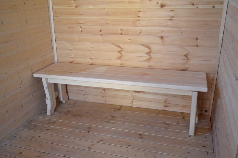 Простая и надежная скамейка в баню своими руками: чертежи, инструкция, видеоролики