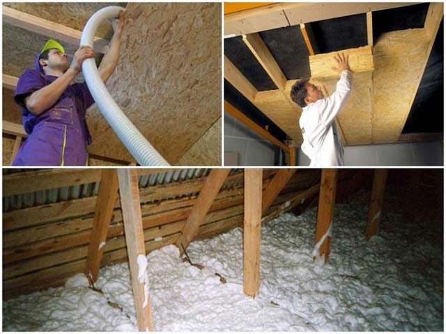 Чем утеплять потолок в бане - строим баню или сауну