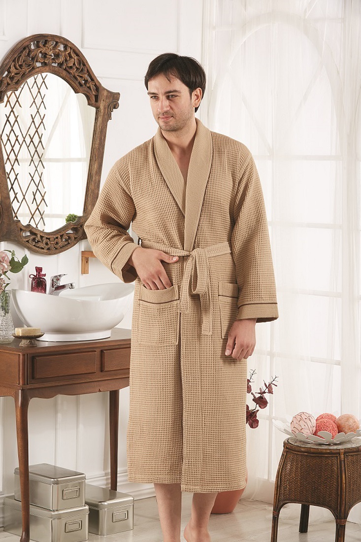 Вафельный халат для бани – комфорт и красота в одном «флаконе»!