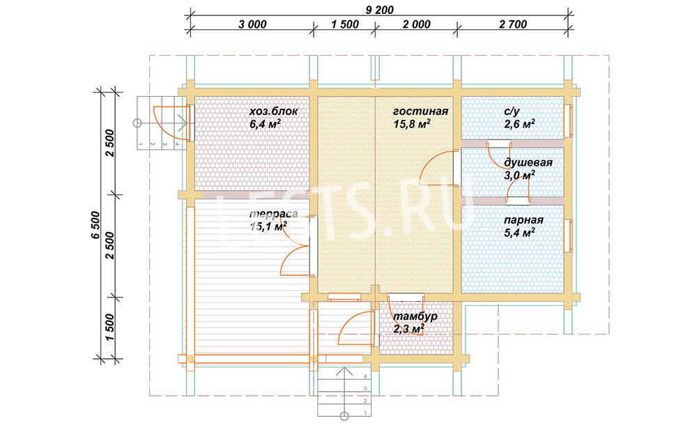 Бани с хозблоком: проекты бань с сараем и гаражом под одной крышей. как построить угловую баню совмещенную с беседкой или террасой?