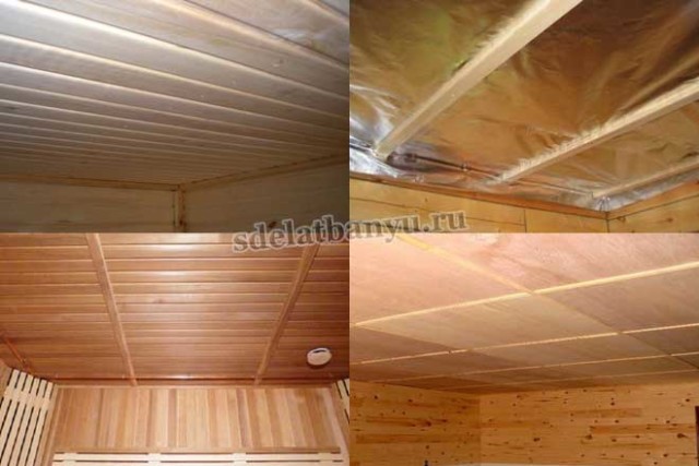 Подшивной потолок в бане: этапы самостоятельного монтажа многослойной потолочной «нашивки»