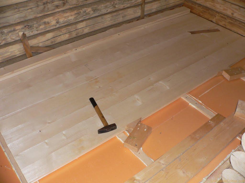 Как утеплить пол в бане - бетонный и деревянный + в разных помещениях