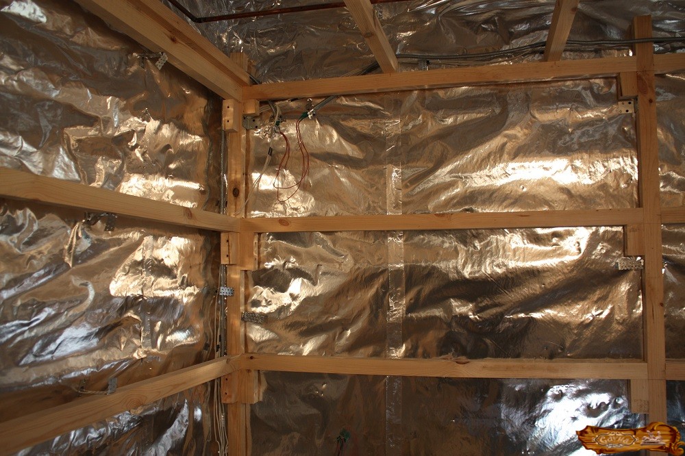 Пароизоляция для потолка бани: утепление материалами для стен