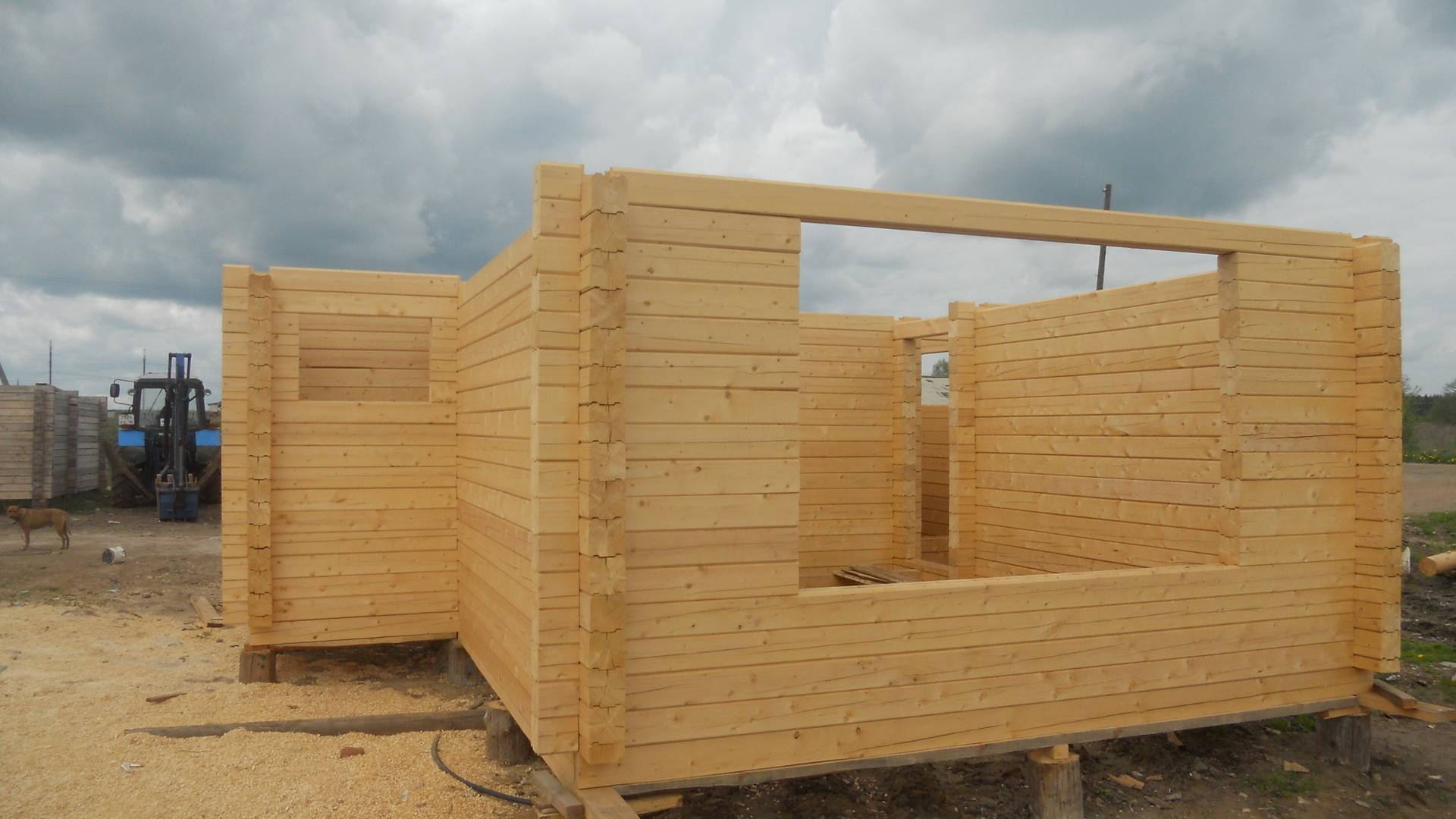Строительство деревянных бань из бруса своими руками.