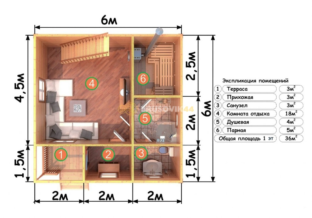 Планировка бани размером 4х6: мойка и парилка отдельно (60 фото) варианты построек размером 4 на 6, план отделки внутри, чертежи и схемы конструкций