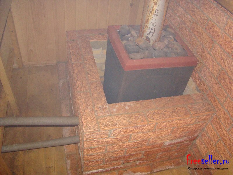 Установка печи в бане на деревянный пол пошагово с соблюдением противопожарной безопасности