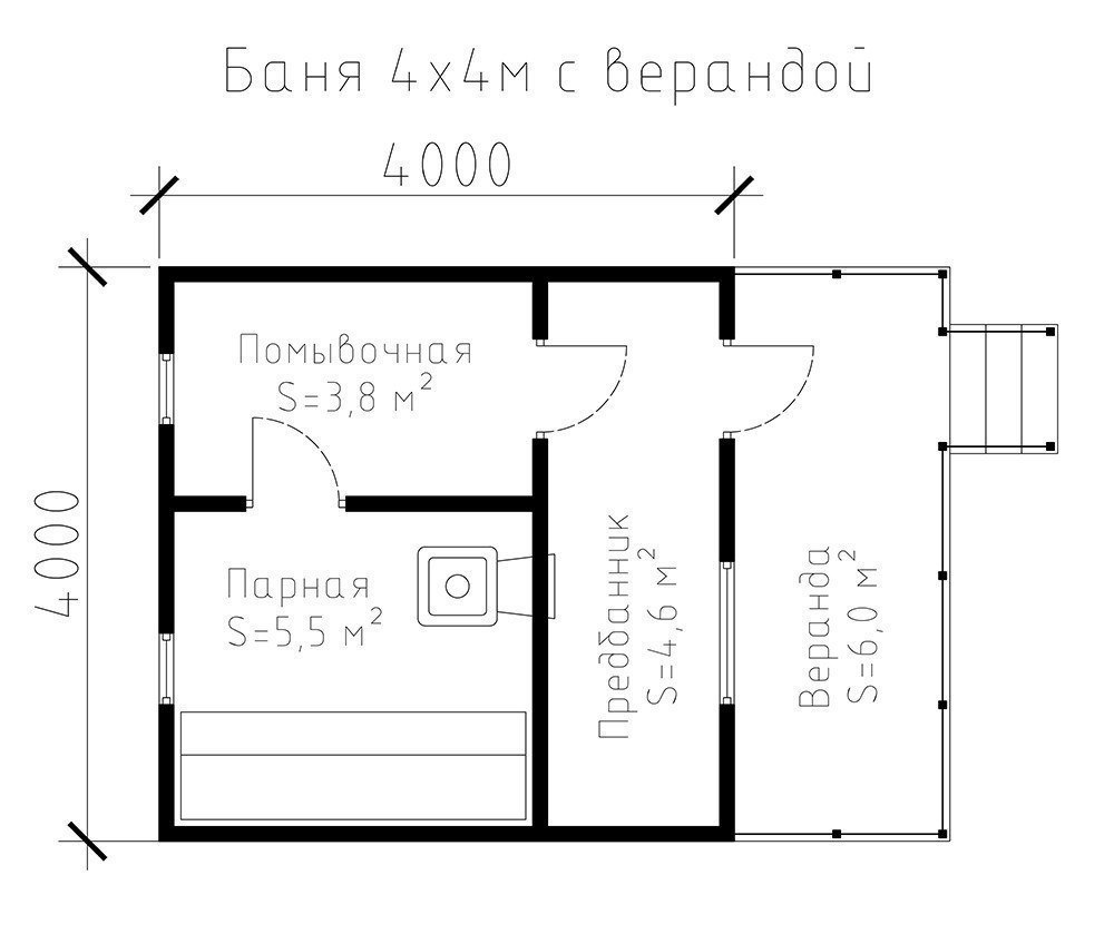 Проект бани надежда