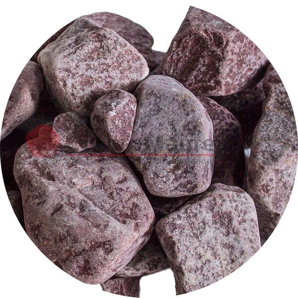 Камни для бани — малиновый кварцит и белый кварц, их свойства, преимущества и мифы