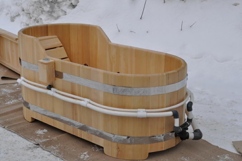 Купель для бани своими руками: деревянная, бетонная и из пластика