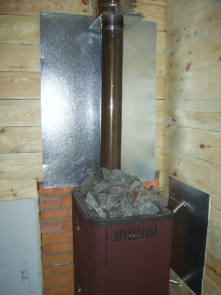 Защита стен в бане от печки - строим баню или сауну